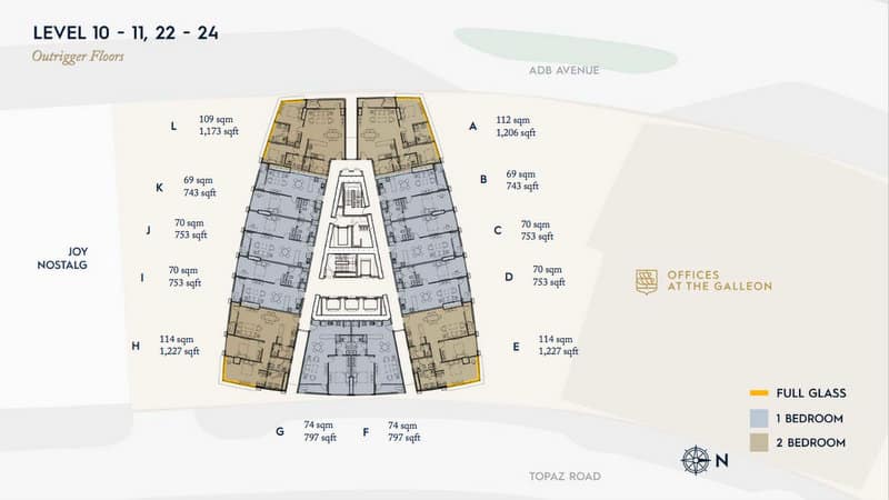 Galleon Outrigger Floor Plan