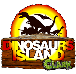 dinosaurs island clark logo