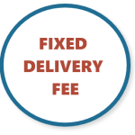 fixed delivery fee