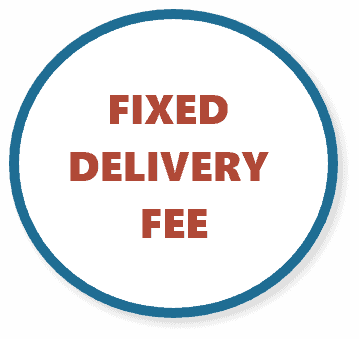 fixed delivery fee