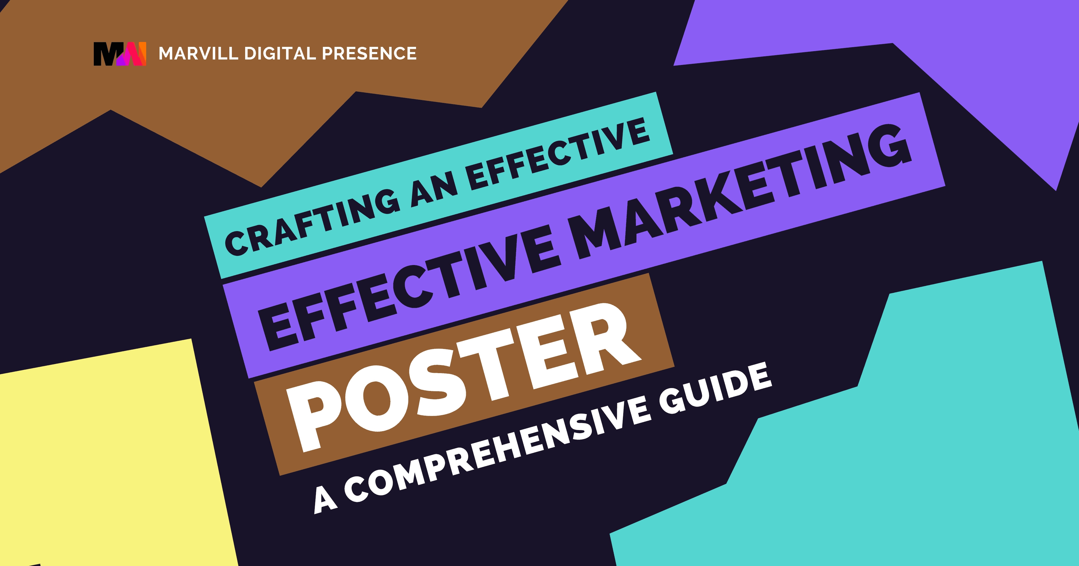 Crafting an Effective Marketing Poster: A Comprehensive Guide
